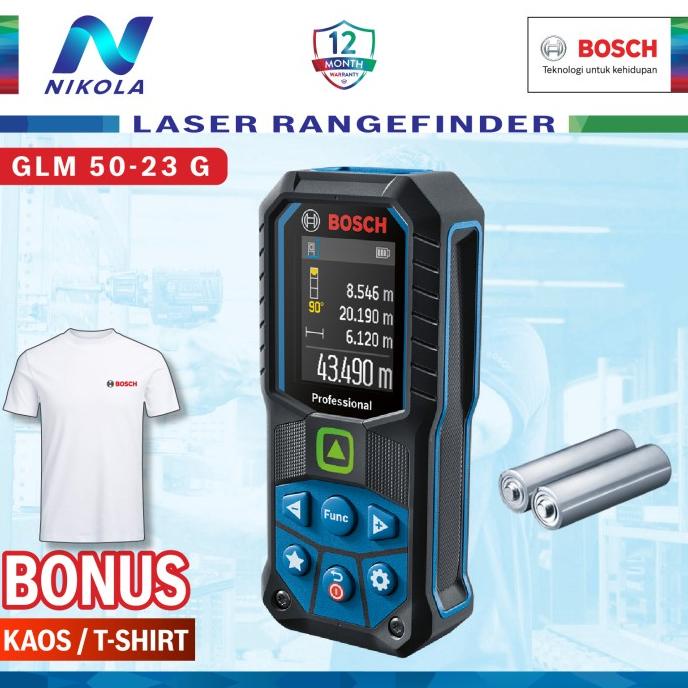 Bosch GLM 50-23 G Pengukur Jarak Laser Profesional