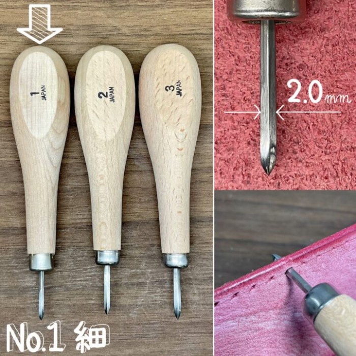 

NEW OKA Factory - Stitching Awl - MADE IN JAPAN - No. 1