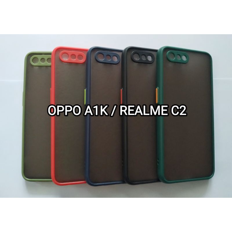 Case Oppo A1K REALME C2 Silikon Casing Softcase Dove Pelindung Kamera