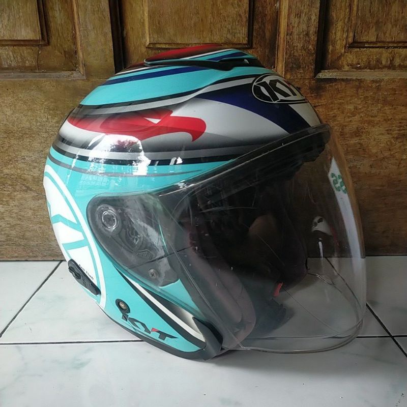 Jual HELM KYT KYOTO AQUAMARINE Shopee Indonesia