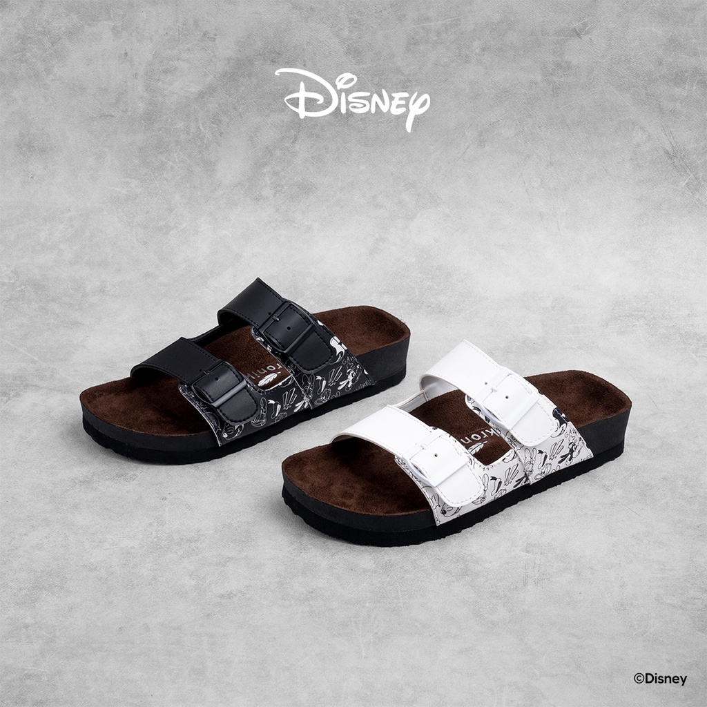 KRONIKEL DISNEY B&amp;W DAILY SANDALS - Black