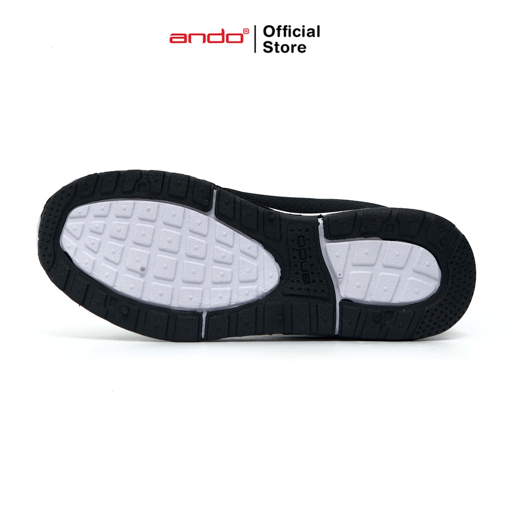 Ando Official Sepatu Sneakers Sip 32 Wanita Dewasa - Hitam/Putih