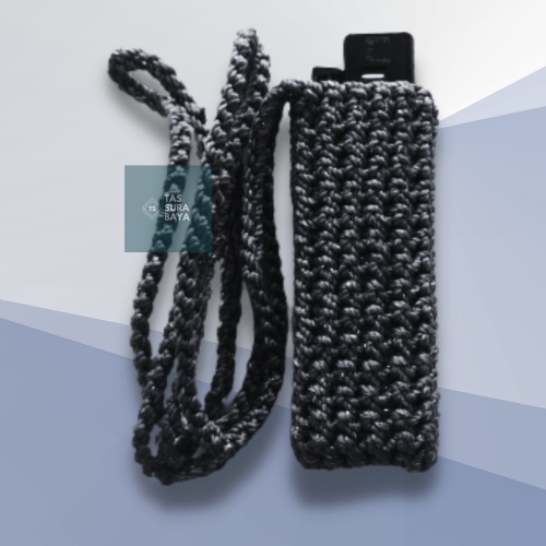 Kalung Rajut Tempat Korek Api Kalung Korek Api Sarung Korek Api Polos Pengaman Korek Anti Hilang Kriya Kerajinan Tangan Rokok Craft Lighter Style Kekinian