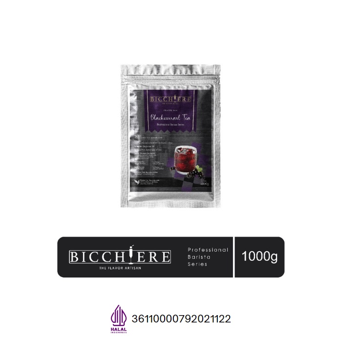 

Bubuk Minuman Blackcurrant Tea Premium Bicchiere 1000g