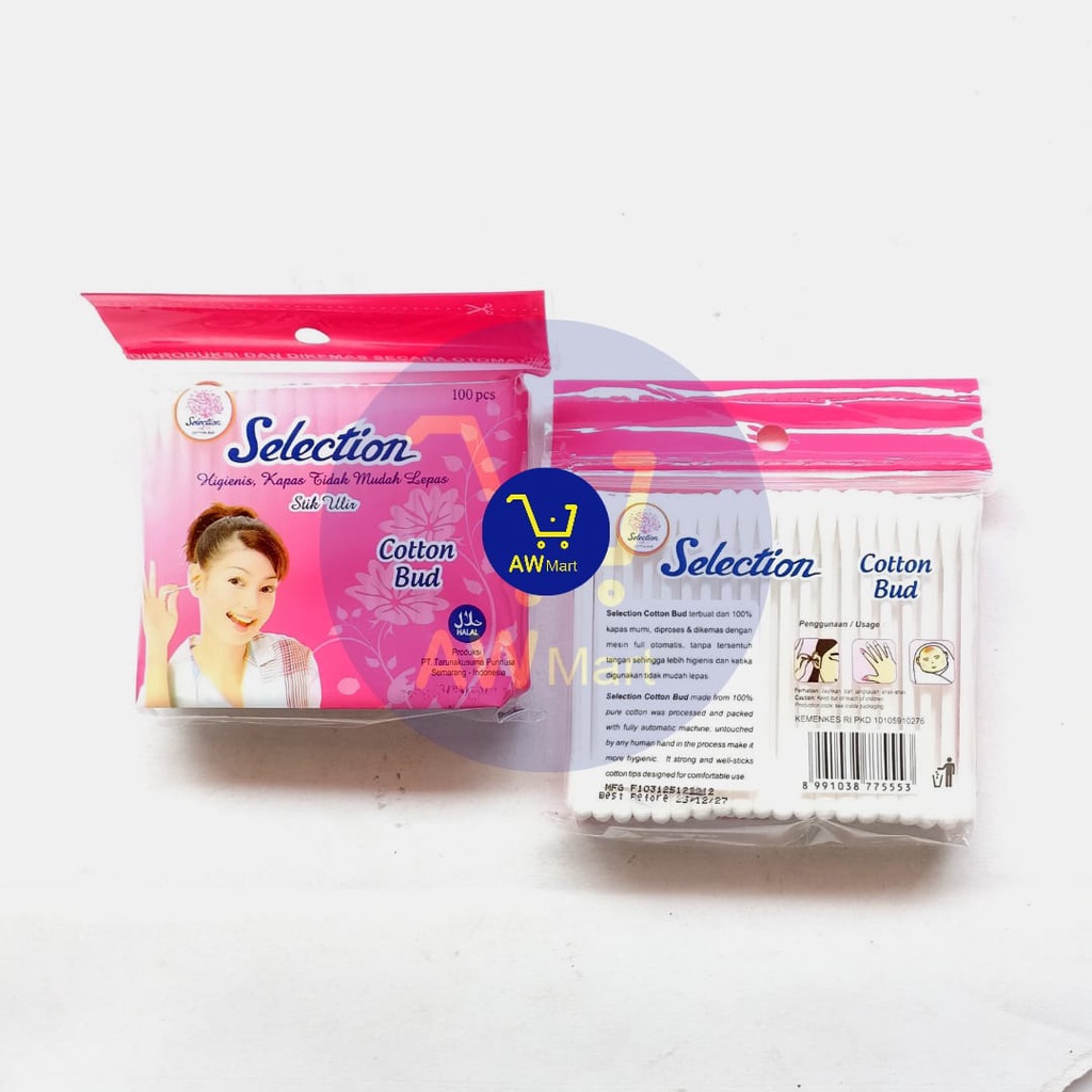 COTTON BUDS CINDERELLA, SELECTION ISI 100 PCS &amp; ISI 50 PCS - CUTTON BUD SELECTION ISI 100PCS