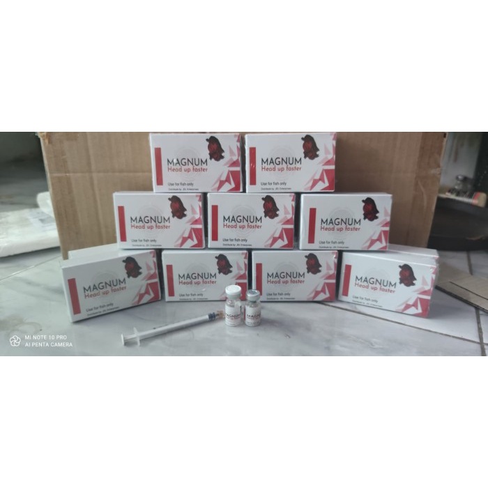 Head Boster Injection Magnum Hcg 5000Iu 1 Vial Hormon Ikan Vitamin