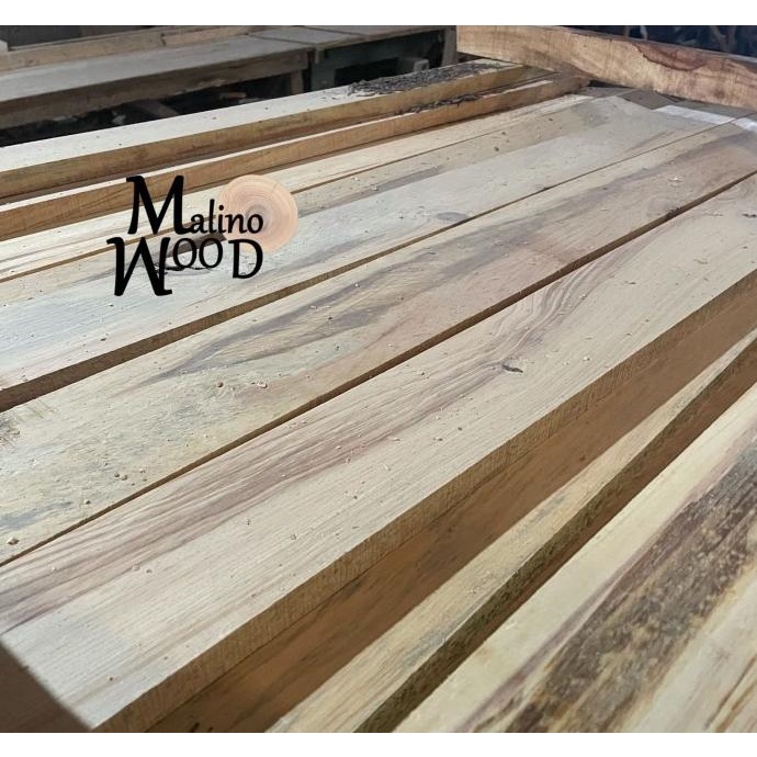 Papan Kayu Pinus Oven Baru T 2 L 10 P 150 Cm Jati Belanda Sudah Serut