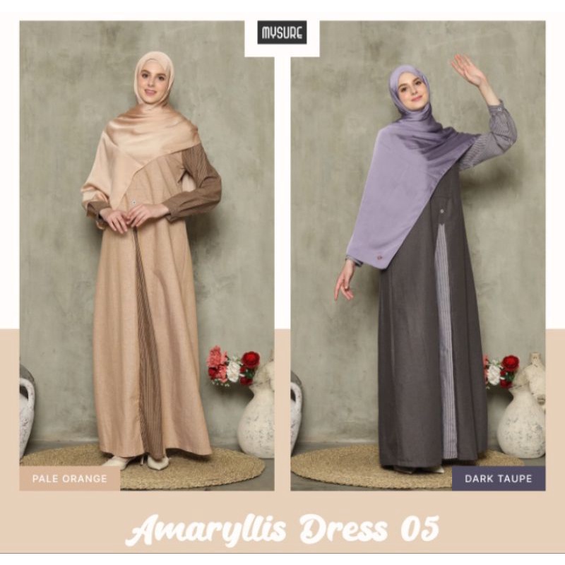 Baju Gamis Kondangan Mewah Syar'i Amaryllis Dress 05