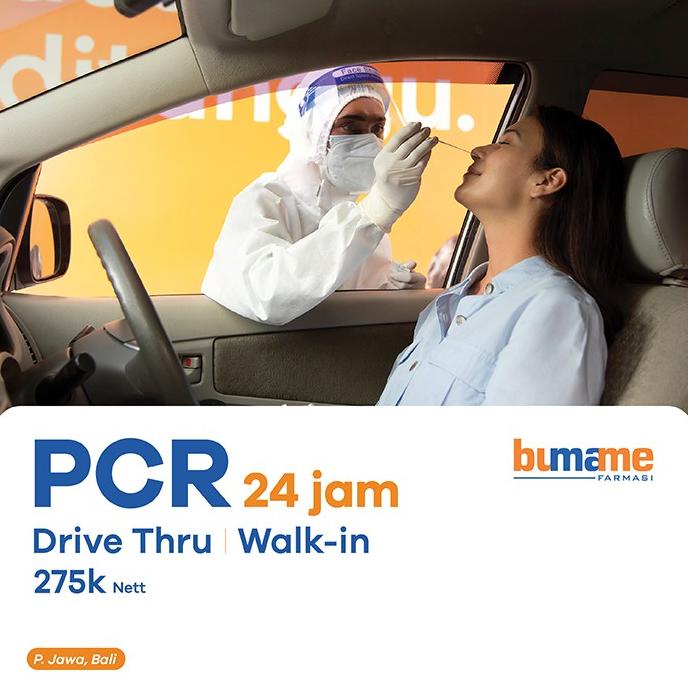 Promo Bumame Farmasi - PCR Swab Test 24 Jam (P. Jawa - Bali)