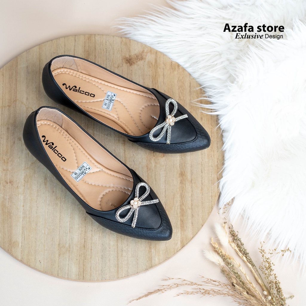 Walcoo Sepatu Flatshoes Wanita AORELLY