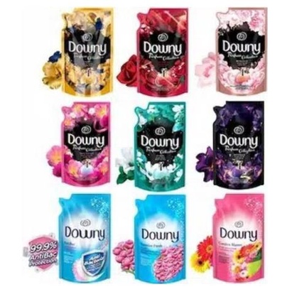 ^ KYRA ^ Downy Premium Parfum Pelembut dan Pewangi Pakaian Konsentrat Deterjen Pouch Refill - Netto 650 ml