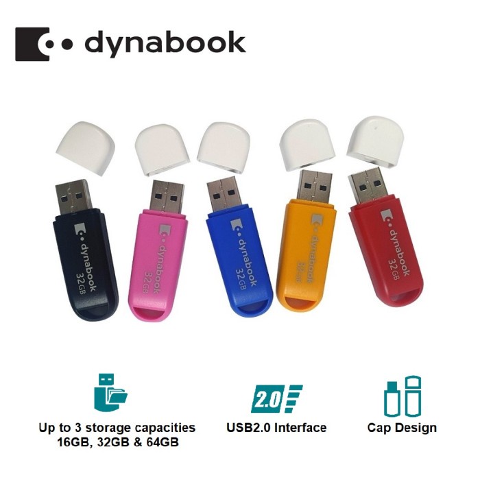 Flashdisk / Flash Drive Dynabook 32GB DB02 USB 2.0