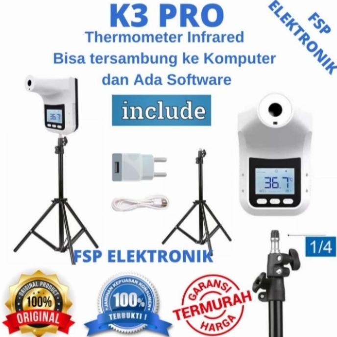Promo thermometer k3 pro dan Stand atau Tripod