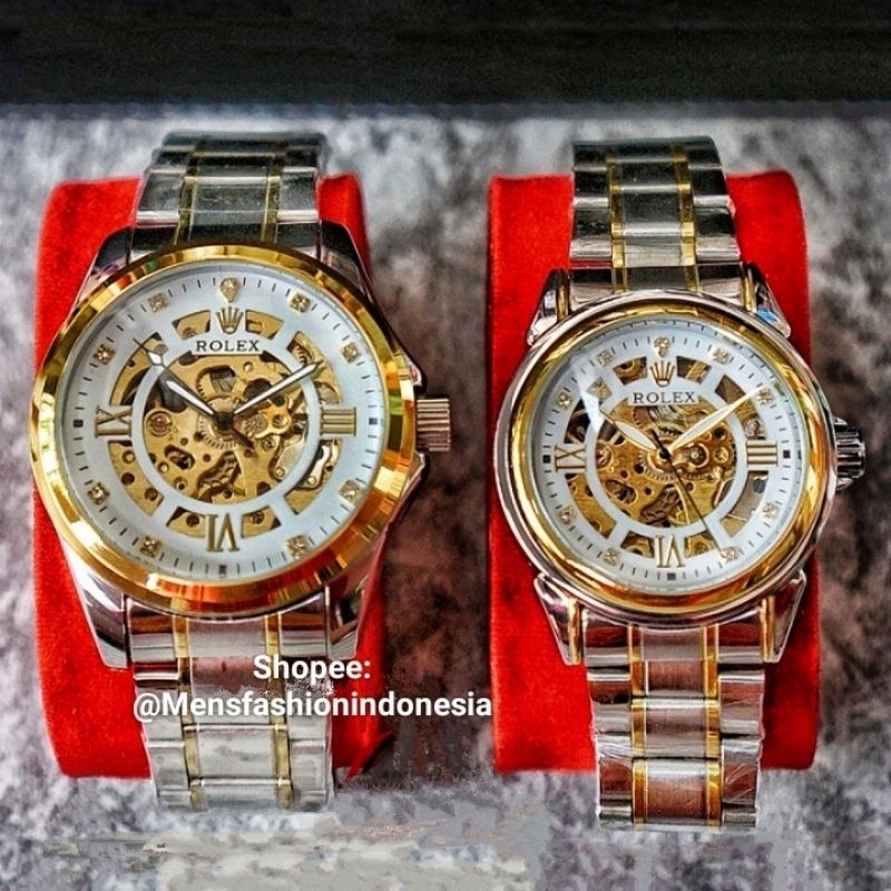 Jam Rolex Couple sepasang cewek cowok jam tangan rolex sepasang couple