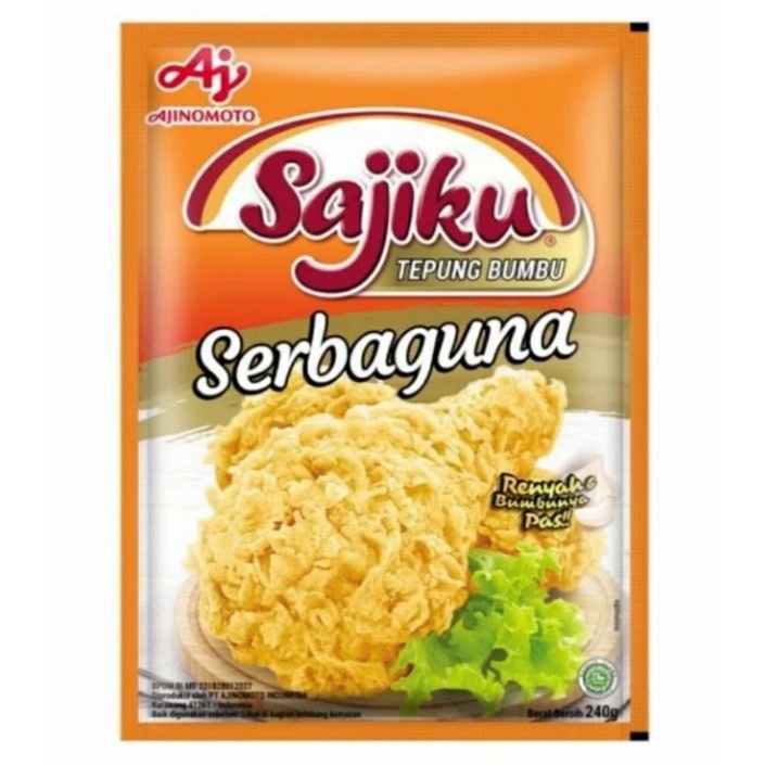 

SAJIKU Tepung Bumbu SERBAGUNA 220gr / TEPUNG BUMBU SAJIKU SERBA GUNA