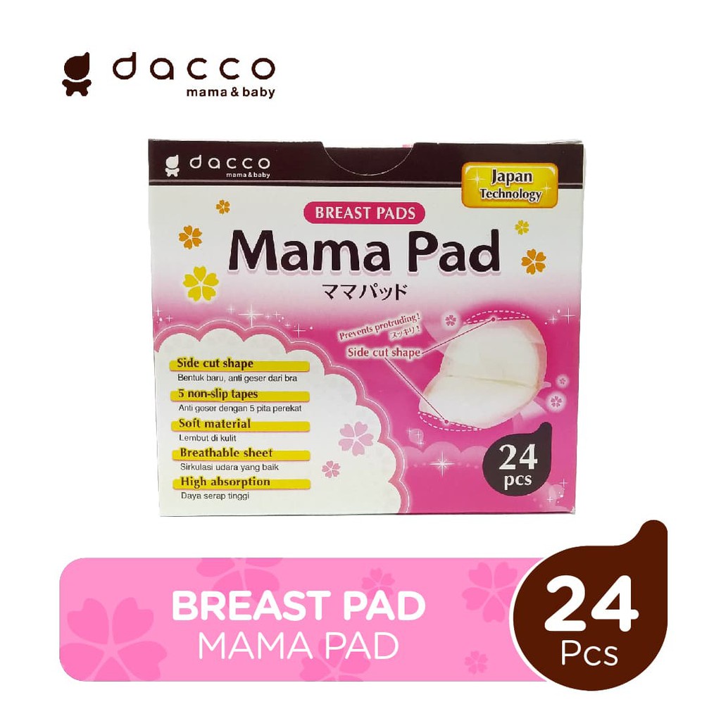 Dacco Mamapad/ breastpad Mama pad breast pad isi 56 pcs 24 pcs