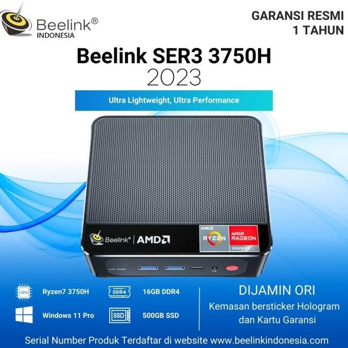 Beelink SER3 AMD Ryzen7 3750H 16/500GB SSD NVMe WiFi 4K Windows 11 Pro