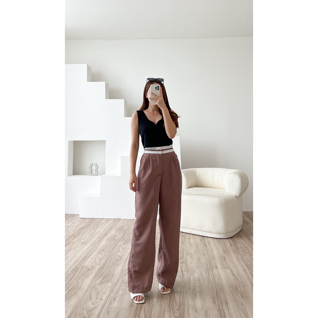 POTTIE - Venice Cullotes Pants - Long Culottes High Waist