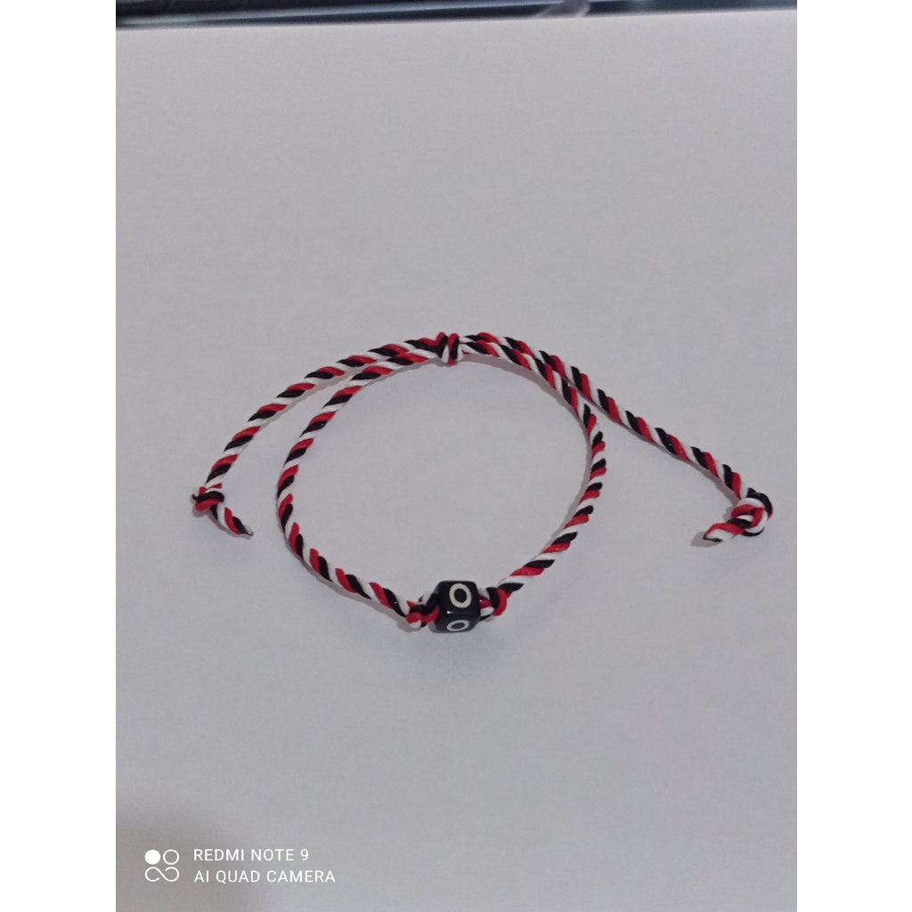 GELANG TRIDATU ETNIK CUSTOM INISIAL / NAMA (GELANG kEBERUNTUNGAN)