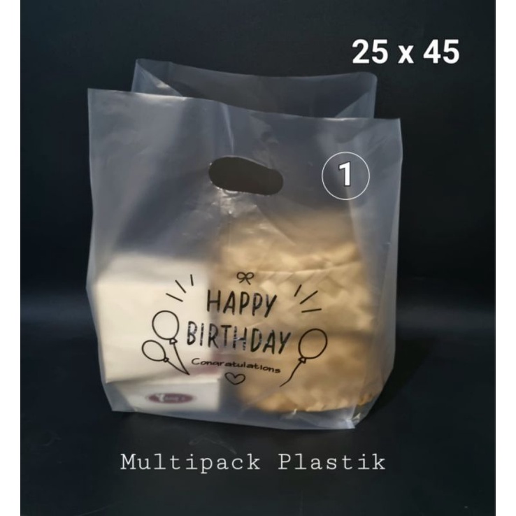 KANTONG PLASTIK HD PLONG OVAL BENING UKURAN 25 X 45 SABLON ISI 50 LEMBAR