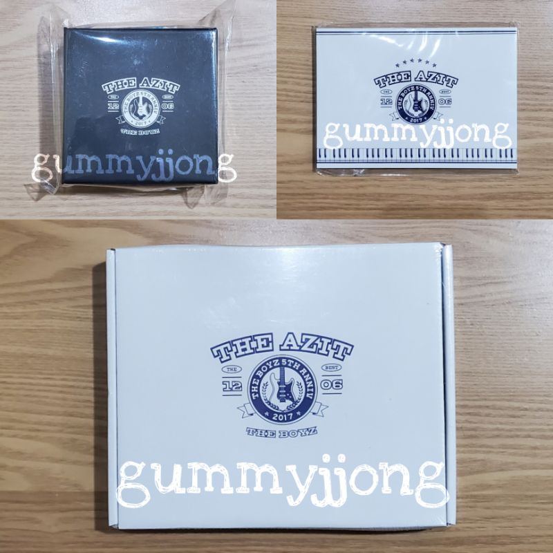 The Boyz The Azit Everline (Necklace Sangyeon Kevin / Behind Postcard Book / Badge Photocard)
