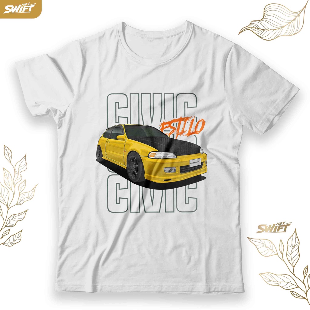 KAOS Honda Civic eg eg9 eg6 estilo JDM TSHIRT BAJU DISTRO