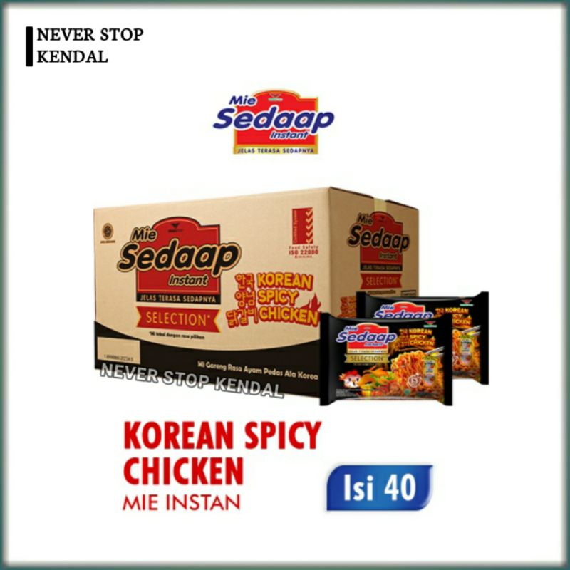 

Sedaap Korean Spicy Chicken 1 Dus isi 40 Pc