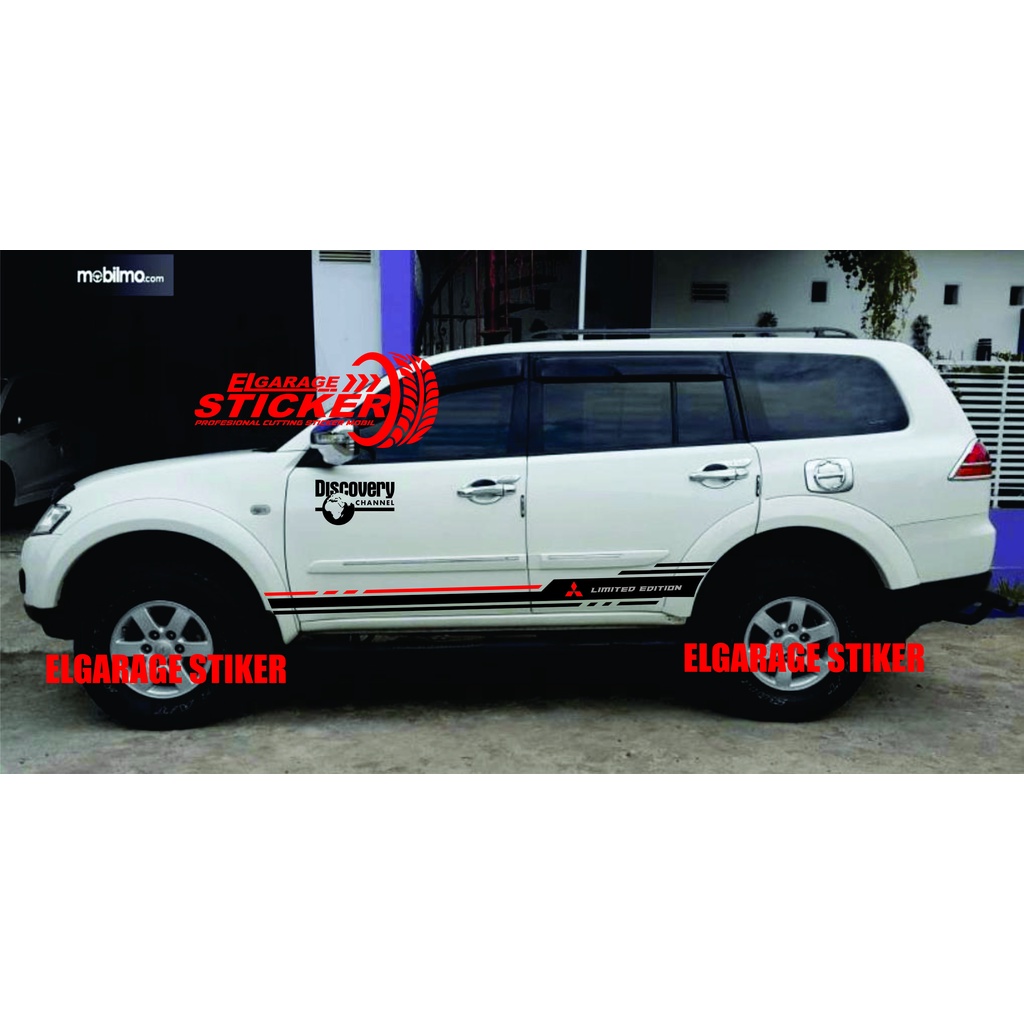 Jual Stiker Mobil Pajero Sport Old Cutting Stiker Strip Mobil Pajero Stiker Mobil Pajero Terbaru