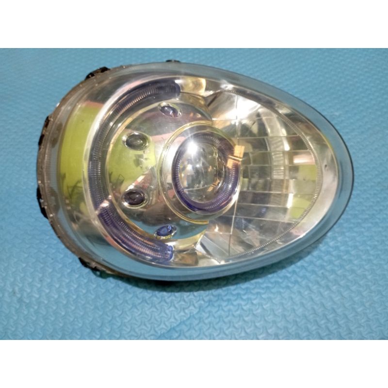 DALEMAN  CHROOM  REFLEKTOR LAMPU DEPAN SCOOPY F1 lama K16 2013-2016