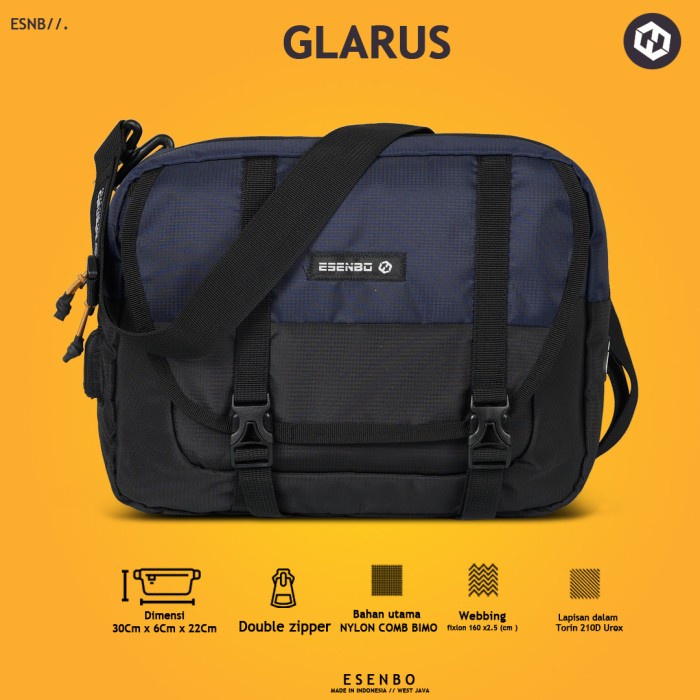 PROMO Tas Selempang Pria ESENBO GLARUS - Tas Slingbag Ipad Casual ESENBO Y4Y1