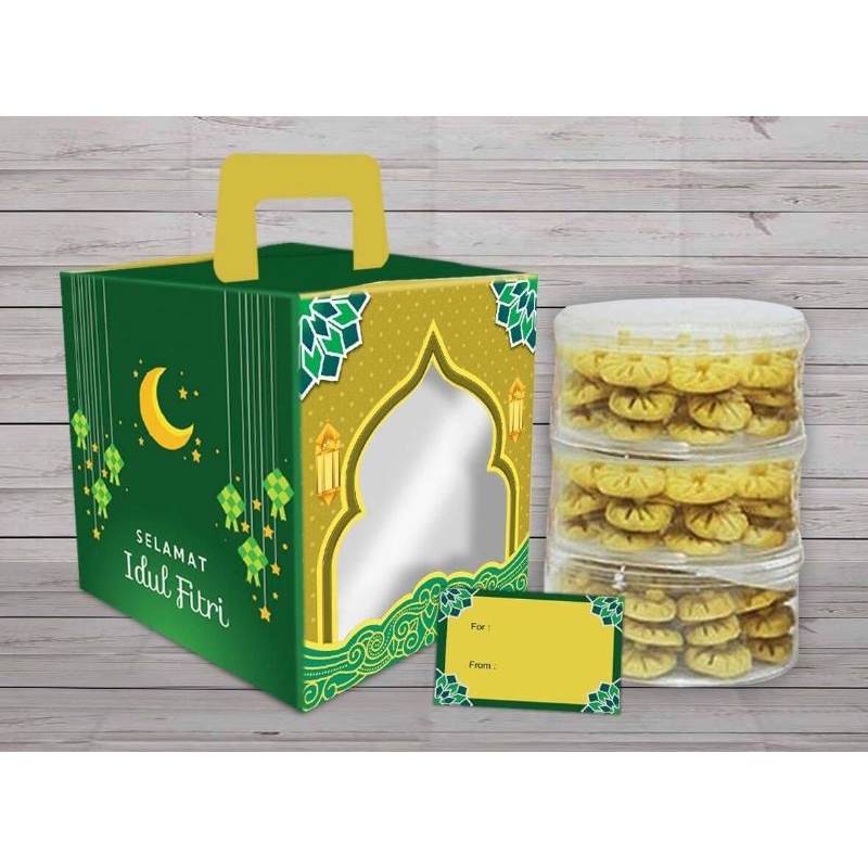 box toples / box kue kering isi 3 250gr (10 pcs box)