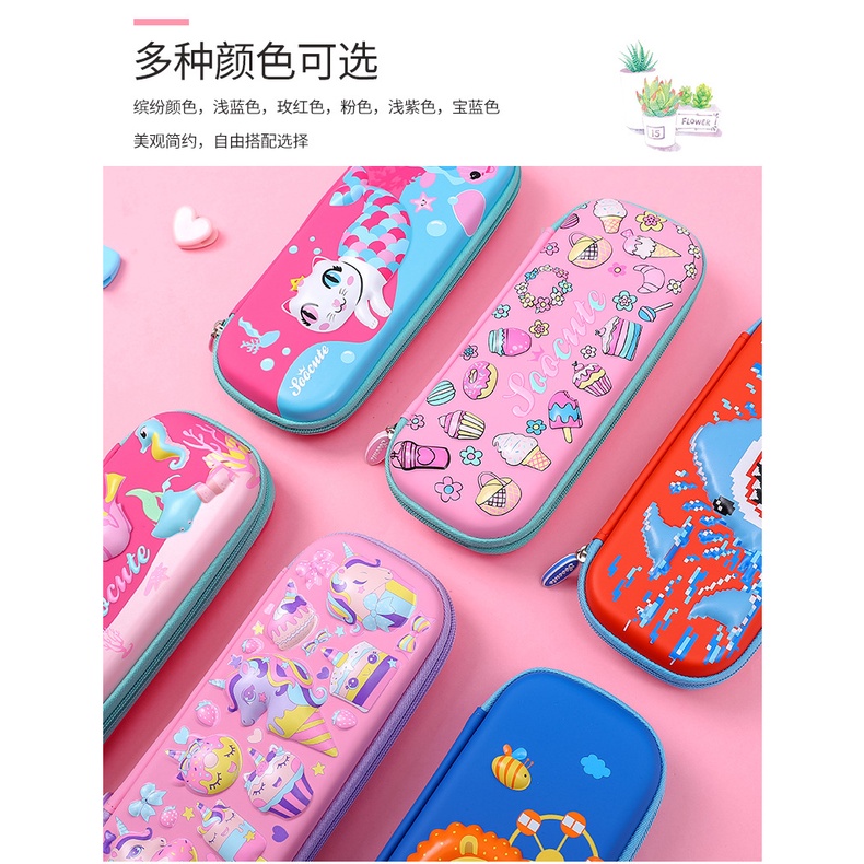 

Tempat Pensil Kotak Pensil Anak Cewe Cowo Laki-laki Perempuan Smiggle 3D Hardcase
