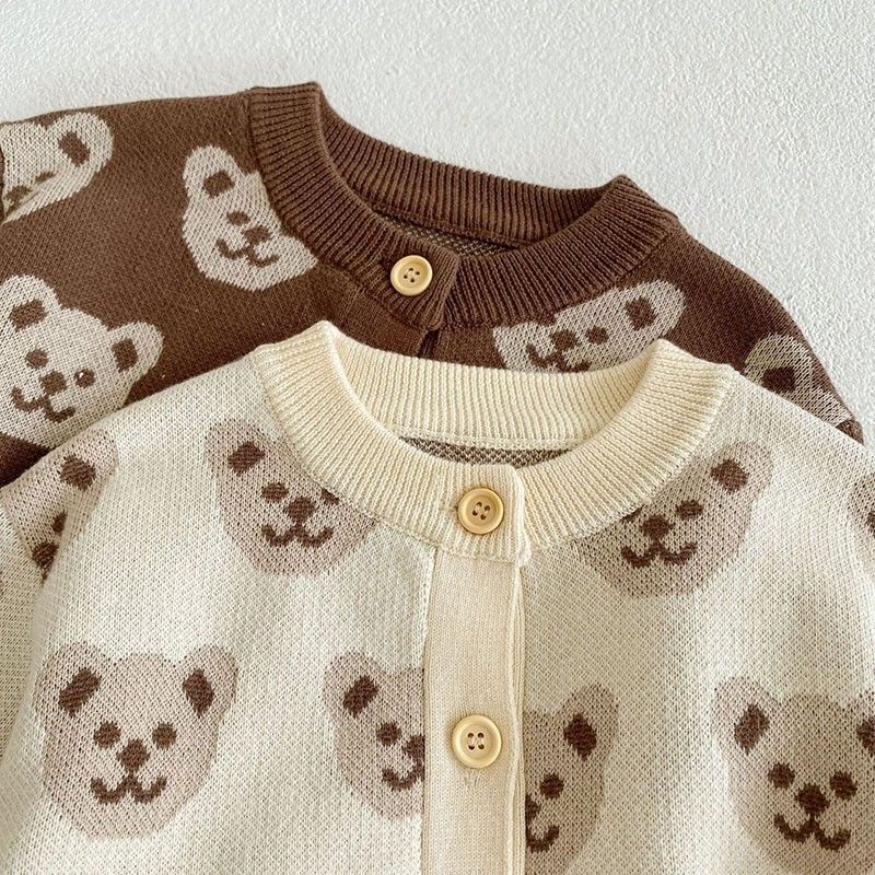 Kids Bear Cardigan anak motif beruang