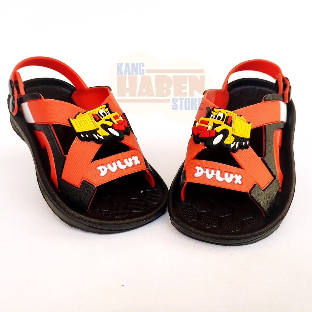 Habenkids Sandal Keren Anak Balita Cowok Karakter Mobil Lucu 309NEW