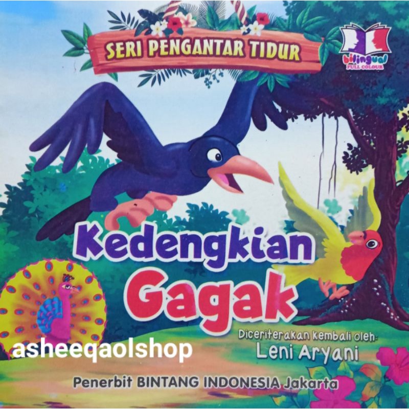 Buku Dongeng Cerita Anak Kedengkian Gagak Seri Pengantar Tidur