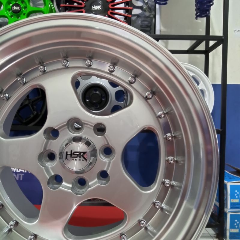 Velg Celong Pelek Mobil Brio Avanza Kijang Livina Mobilio dll Hsr Burn Ring 15