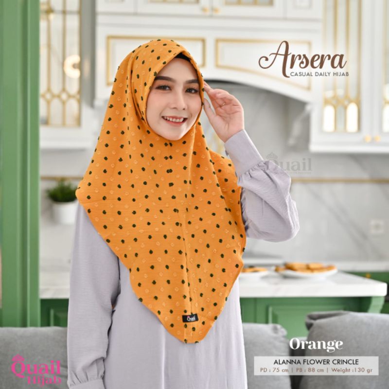 Jilbab Instan Motif / Hijab Crincle Arsera QuaiL Hijab