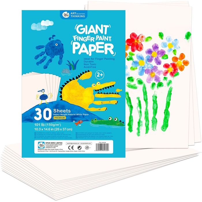 

Buku Gambar Giant Finger Paint Paper 30 Sheets Kertas Seni Joan Miro Jar Melo