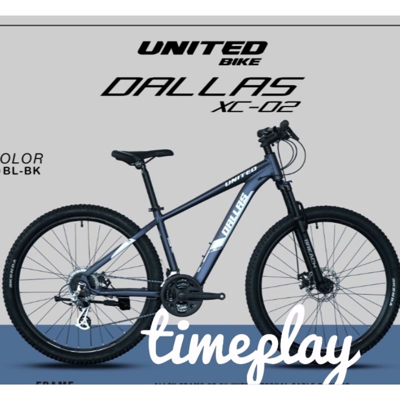 SEPEDA GUNUNG MTB 27.5" UNITED MTB DALLAS XC-02 24SP