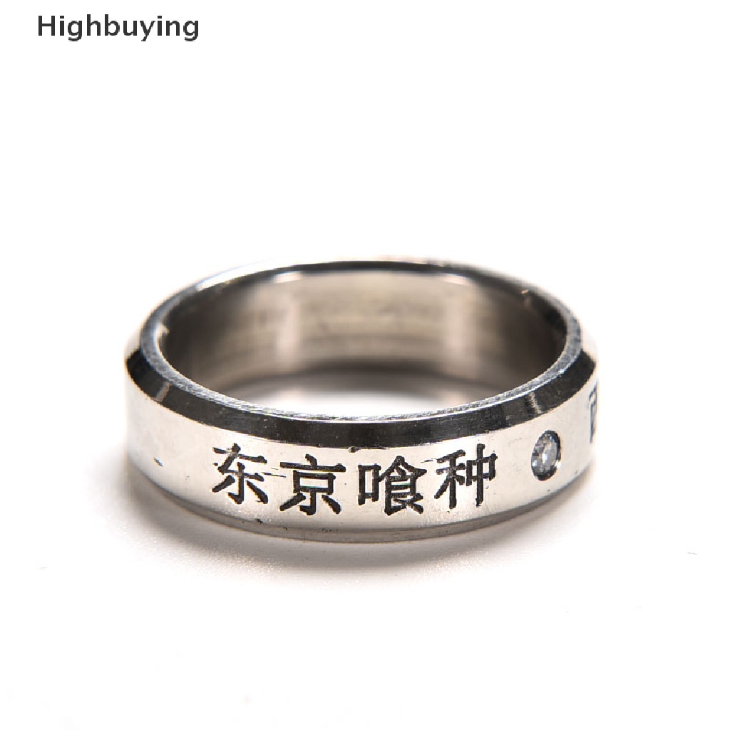 Hbid 1pcs Cosplay Anime Untuk Tokyo ghoul Ken Kaneki Cincin Titanium steel rings Glory