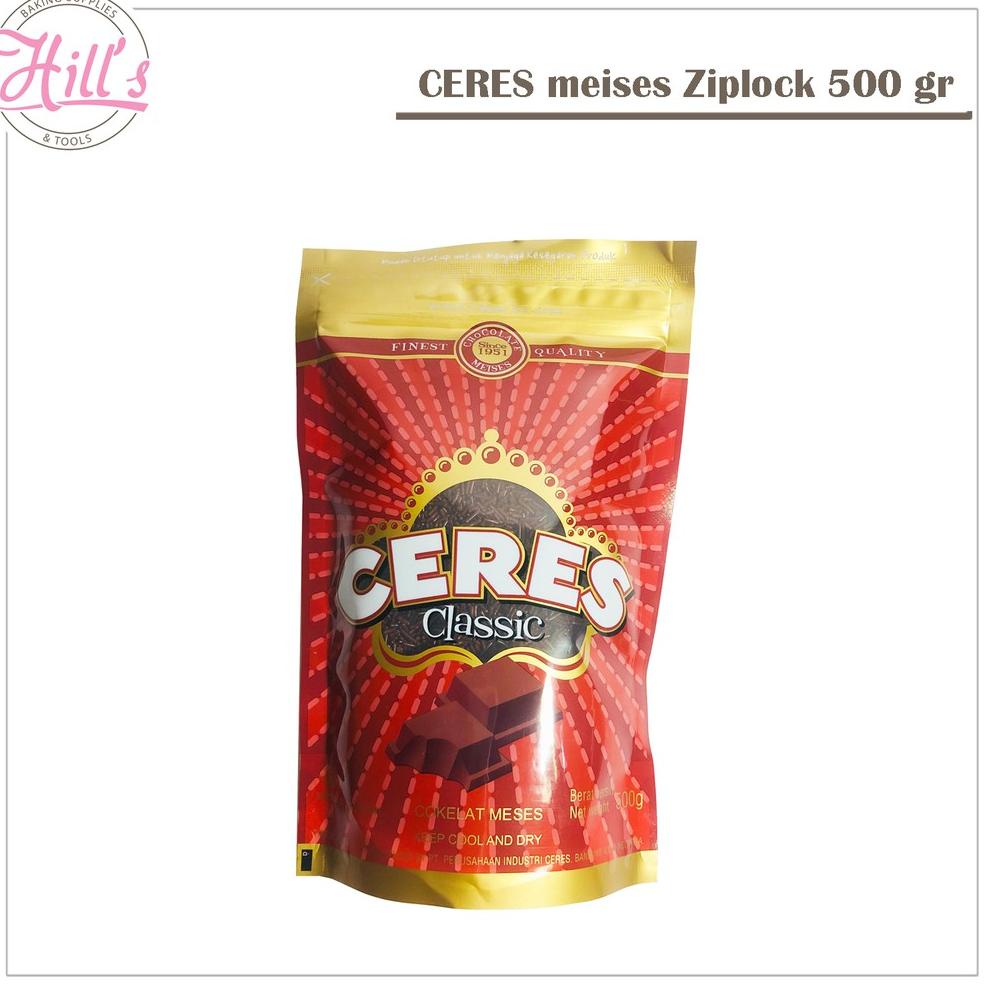 

[PRODUK W7SPL] CERES MEISES COKELAT 500 GR ( KEMASAN ZIPLOCK ) / MESES HAGELSLAG / COKLAT BUTIR 500GR C80