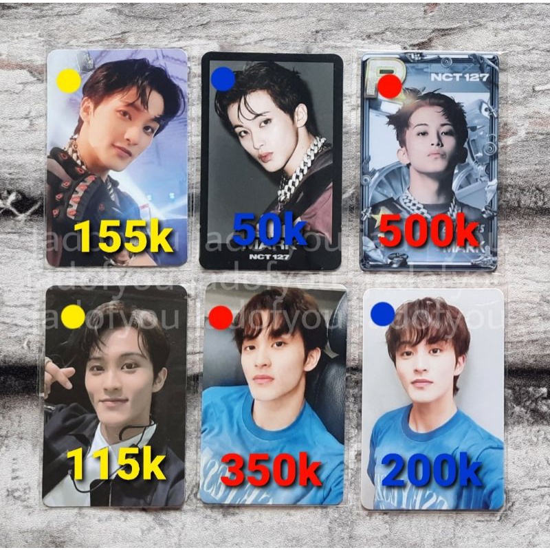 MARK NCT127 PC PHOTOCARD 2 BADDIES 2BADDIES JILJU TRADING CARD TC SHOPEE THAI DAEJEON FANSIGN EVENT 