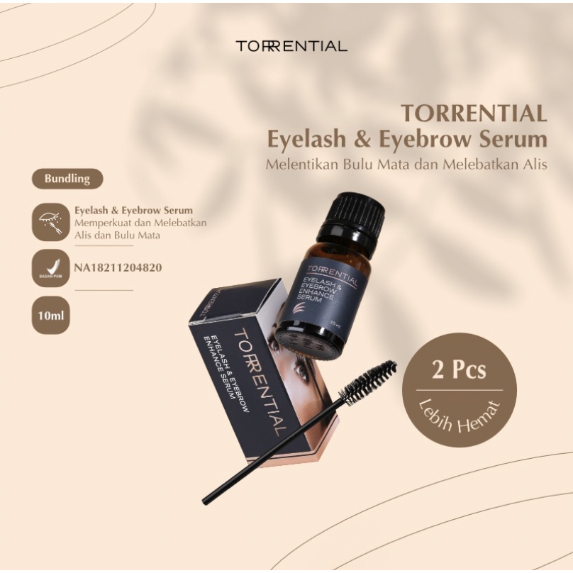 TORRENTIAL Eyelash &amp; Eyebrow Serum 2 PCS