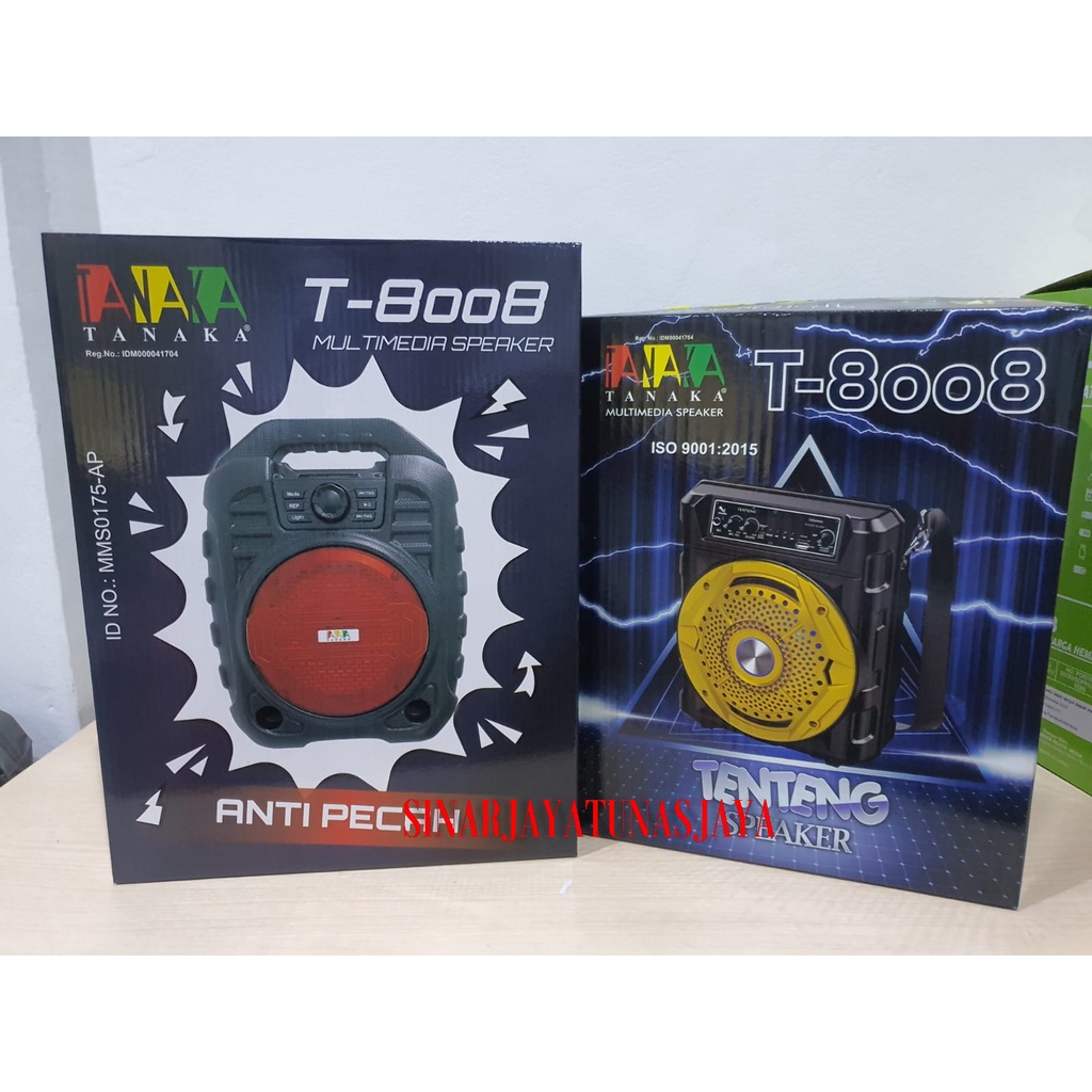 PROMO Speaker portable TANAKA 8inch T8008 8 inch SPEAKER TENTENG bluetooth original