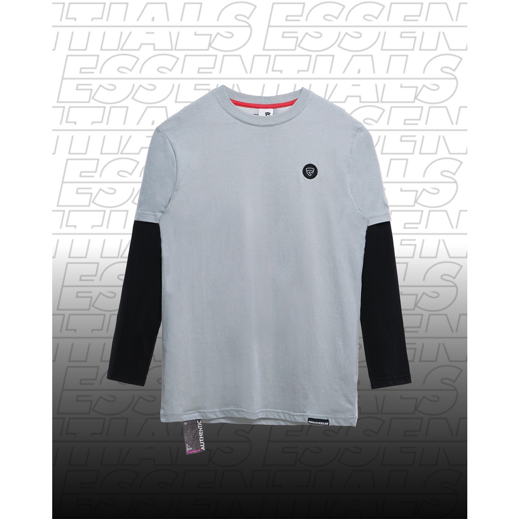 KAOS LENGAN PANJANG FRIDAY KILLER | BEET GREY LONG SLEEVE