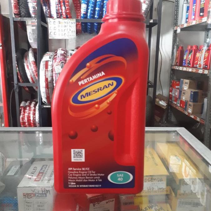 Oli Pertamina Mesran Sae 40 1Liter Oli Motor Mobil Terlaris