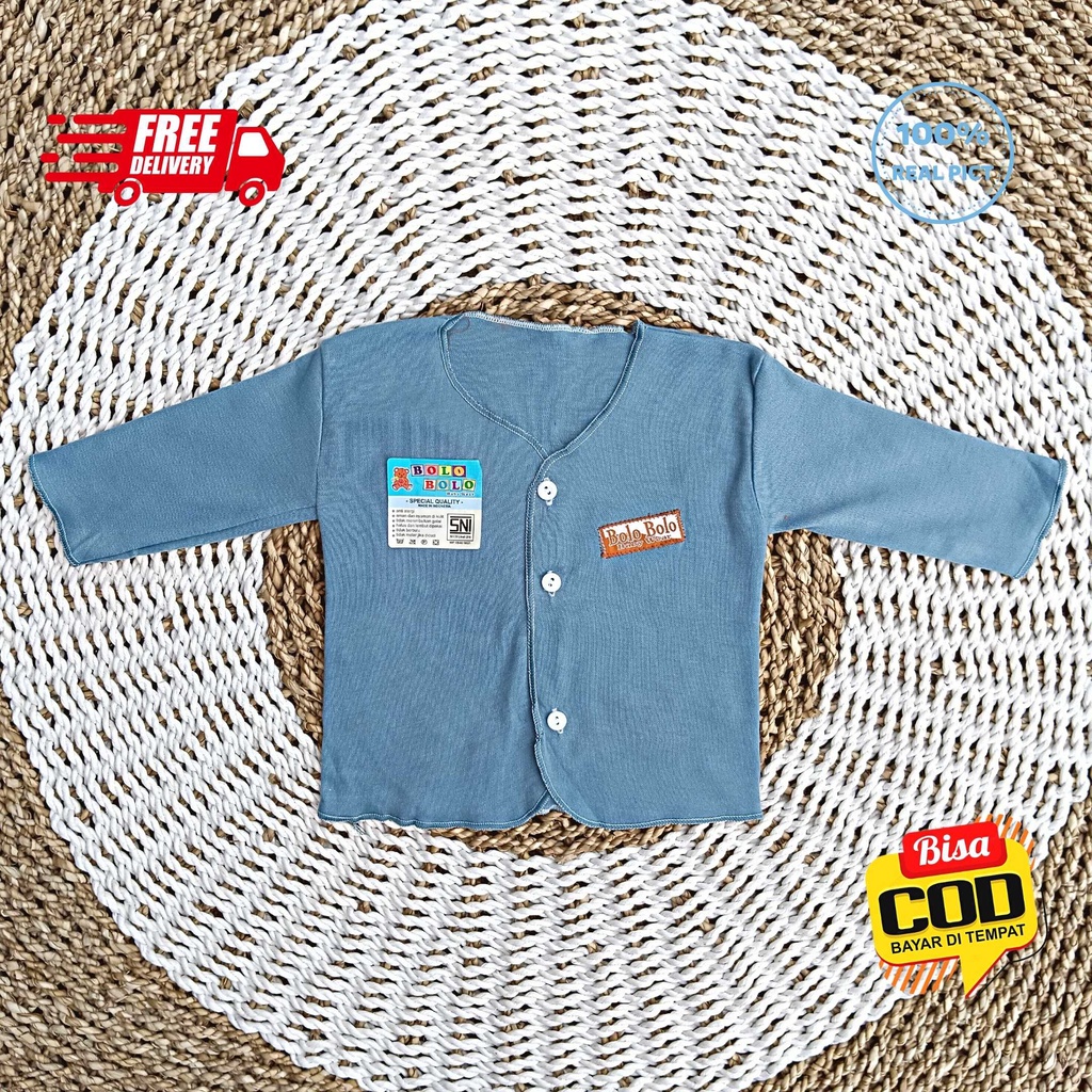 Baju Bayi Tangan Panjang 0 - 3 Bulan EARTH COLOR SERIES merk SNI Bolo - Bolo