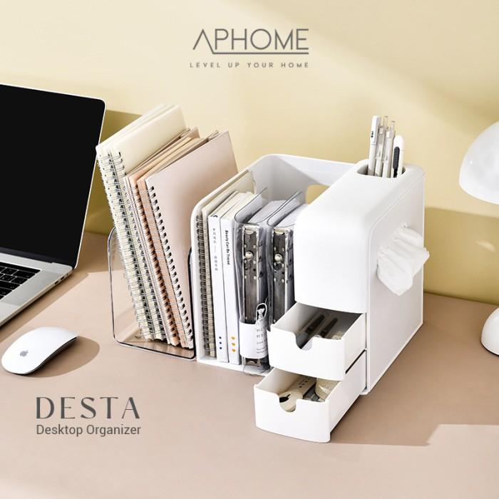 APHOME Kotak File Tray Folder Box Desk Organizer Rak Buku Meja DESTA
