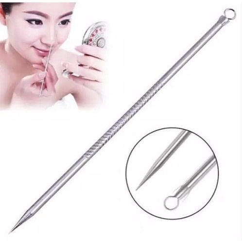 Pinset Komedo 2IN1 Blackhead Removal Alat Pencetan Pembersih Jerawat