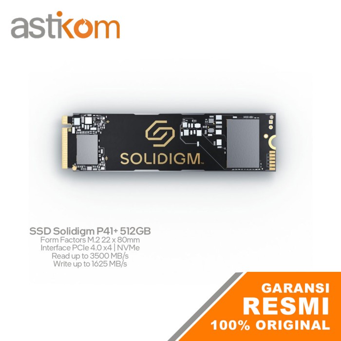 SSD Solidigm P41+ 512GB M.2 NVMe PCIe Gen 4.0